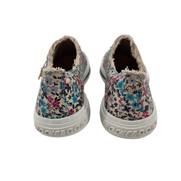 Rocket Dog Womens Floral Slip On Sneakers Shoes Size 8 Comfort - Picture 4 of 8